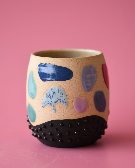 12oz Rainbow blob cup 1