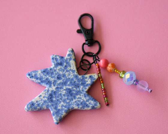 Starburst bag charm 24