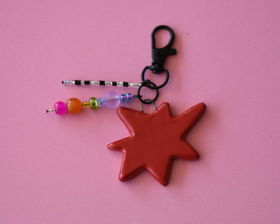 Starburst bag charm 9