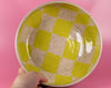 Green Checkered bowl