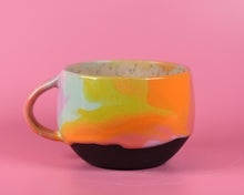  12oz Rainbow marble mug 5