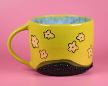  16oz Green flower mug 1