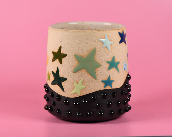 12oz Multicolored star mug 4