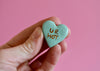 Blue Conversation Heart magnet - UR HOT